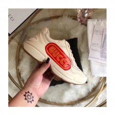구찌 라이톤 gucci 프린트 가죽 스니커즈