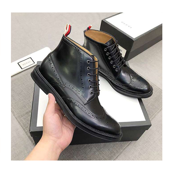 구찌 레이스업 브로그 MENS BOOTS