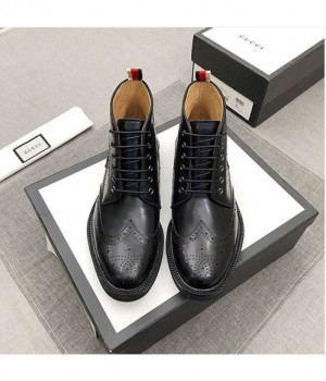 구찌 레이스업 브로그 MENS BOOTS