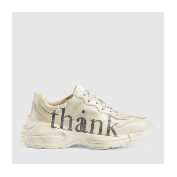 20 F/W 구찌 THINK/THANK 라이톤 스니커즈