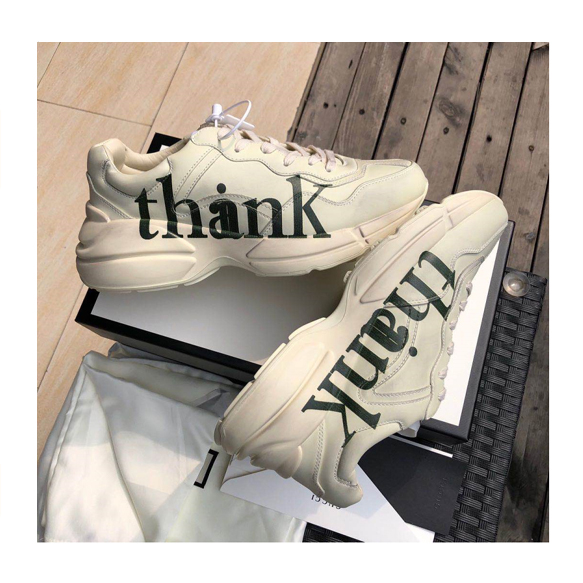 20 F/W 구찌 THINK/THANK 라이톤 스니커즈