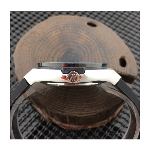 위블로 클래식 블랙 은장 타공밴드 37mm 남여공용