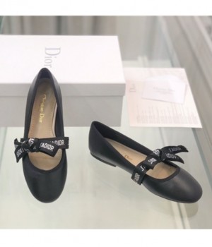 Dior 디올 2021 여성용 레더 플렛,Size(225-250),DIOS0313,블랙