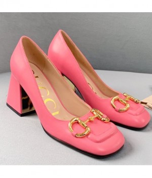 Gucci 구찌 2021 여성용 레더 하이힐,Size(225-250),GUCS1404,핑크