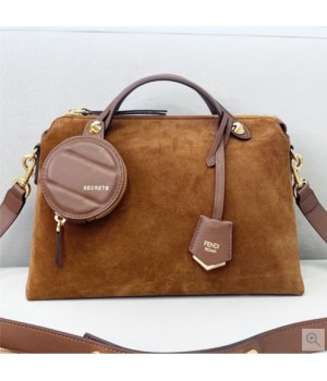 Fendi 펜디 2021 여성용 레더 토트 숄더백,28cm,FENB0634,브라운 5색