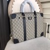 Gucci 구찌 Gucci 구찌 2022 남성 캐주얼 레더 모노그램 벌로고 서류가방